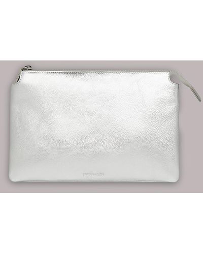 Whistles Elita Double Pouch Clutch - Metallic