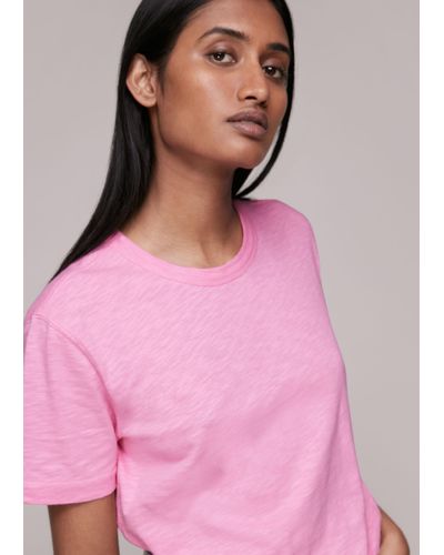 Whistles Emily Ultimate Tshirt - Pink