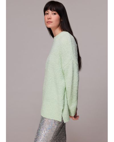 Whistles Relaxed Boucle Jumper - Grey