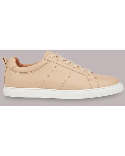 Whistles Koki Lace Up Trainer - Natural