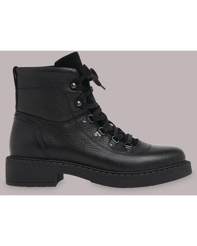 Whistles Alvis Lace Up Boot - Black