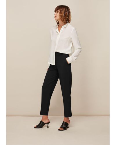 Whistles Kate Classic Trouser - Natural