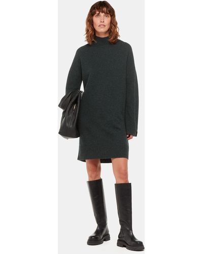 Whistles Amelia Wool Knitted Dress - Black
