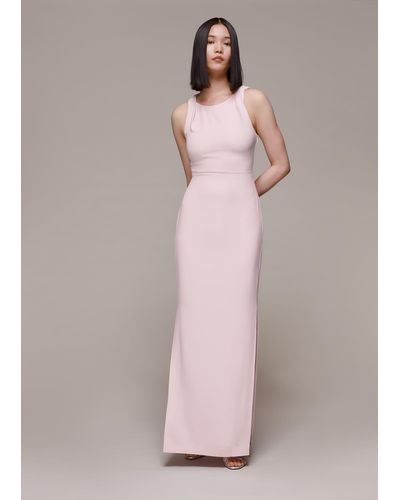Whistles Tie Back Dress - Pink