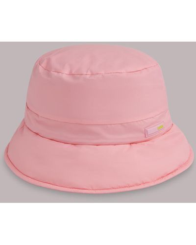 Whistles Rains Padded Bucket Hat - Pink