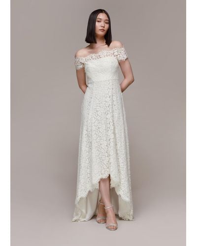 Whistles Rose Wedding Dress - White
