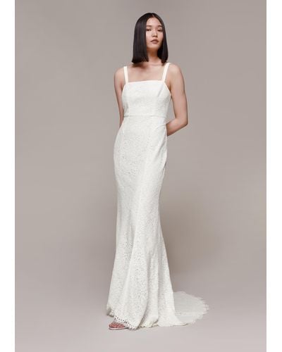 Whistles Mia Lace Wedding Dress - White