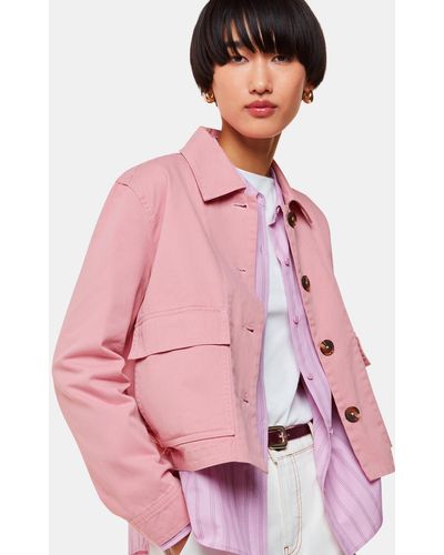 Whistles Marie Casual Jacket - Pink