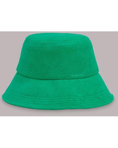Whistles Towelling Bucket Hat - Green