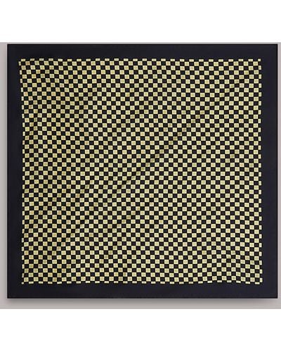 Whistles Checkerboard Silk Scarf - Multicolour