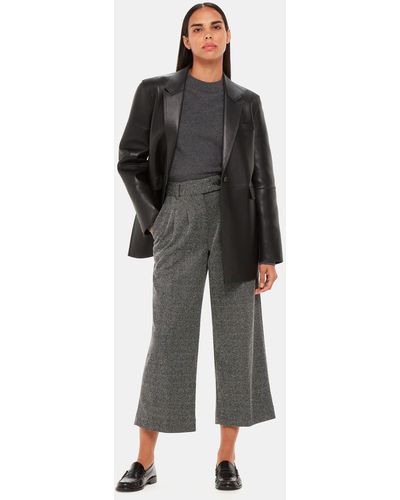 Whistles May Cropped Trouser - Black