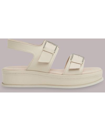 Whistles Marley Double Buckle Sandal - Natural