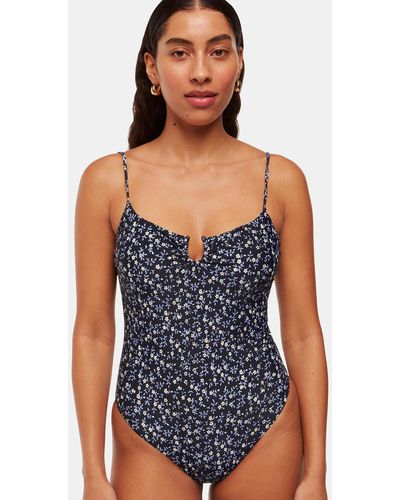 Whistles Forget Me Not Swimsuit - Blue