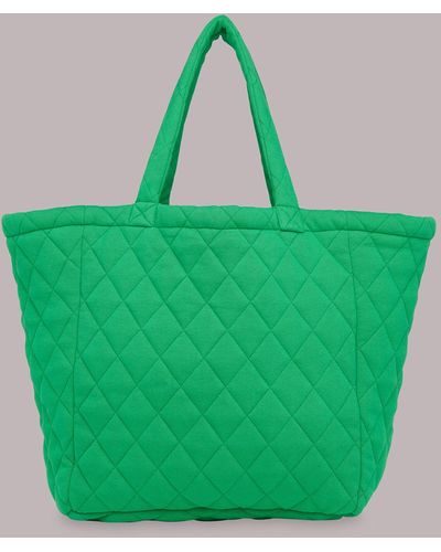 Whistles Lyle Quilted Tote Bag - Green