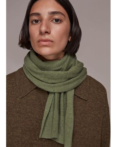 Whistles Cashmere Scarf - Green