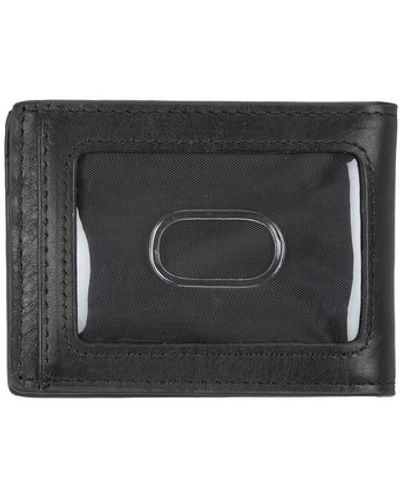 Wilsons Leather Front Pocket Leather Wallet With Bottle Opener - Black