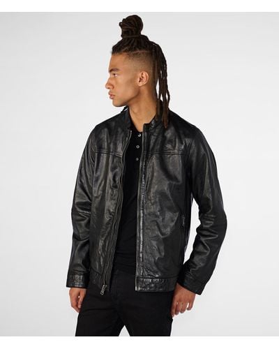 Wilsons Leather Justin Genuine Leather Jacket - Black