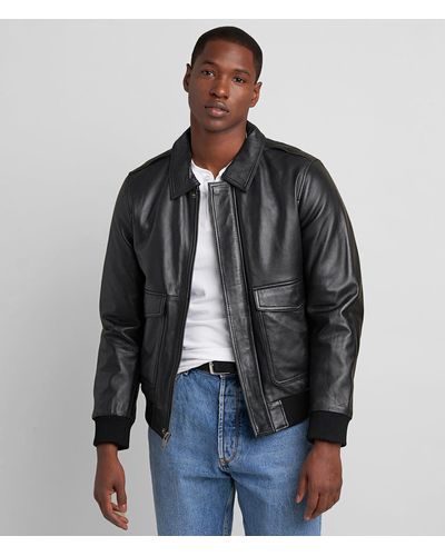 Wilsons Leather Chris Leather Jacket - Black