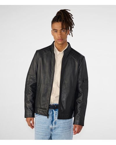 Wilsons Leather Toby Leather Jacket - Black