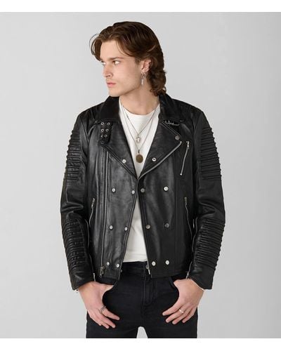 Wilsons Leather Brooklyn Performance Asymmetrical Jacket - Black