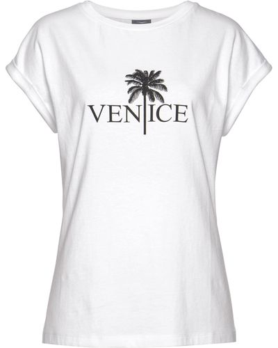 Venice Beach Rundhalsshirt - Weiß