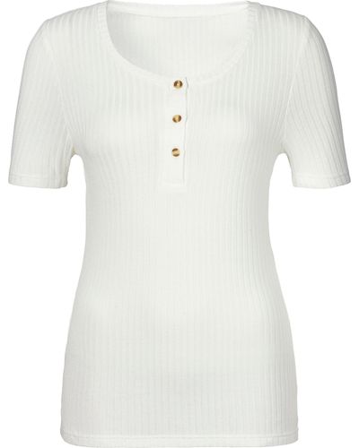 Lascana Unisex T-Shirt - Weiß