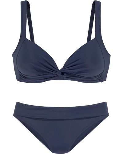 Lascana Triangel-Bikini - Blau