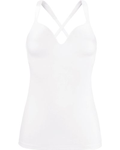 NUANCE' Schalen-BH-Hemd - Weiß
