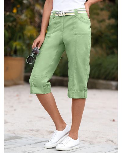 Damen-Capri Hosen und cropped Hosen – Grün | Lyst - Seite 2