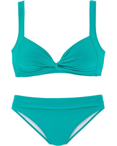 Lascana Triangel-Bikini - Blau