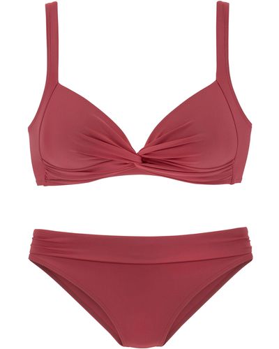 Lascana Unisex Triangel-Bikini - Rot