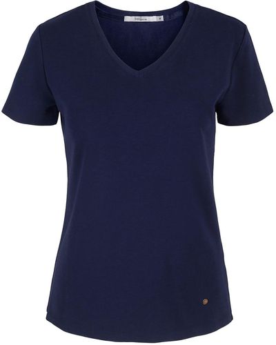 tirillm Star V-neck T-shirt - Blue
