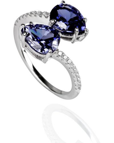 Ep Designs Angela Tanzanite Ring - Blue