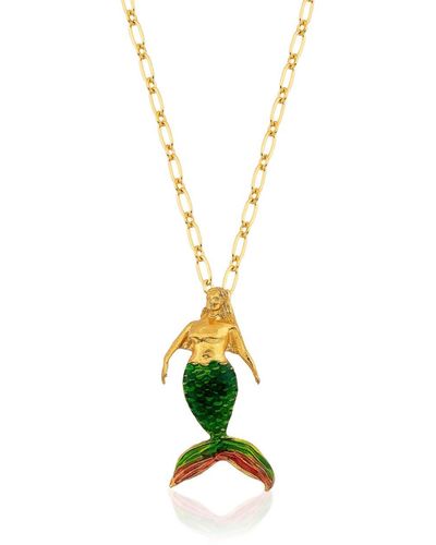 Milou Jewelry Mermaid Necklace - Green
