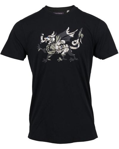 lords of harlech Rob Dragon Tee In - Black