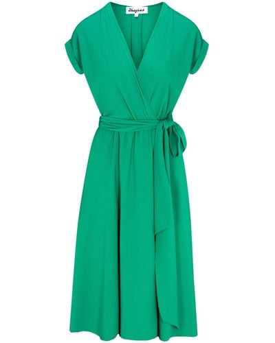 Meghan Fabulous Jasmine Midi Dress - Green