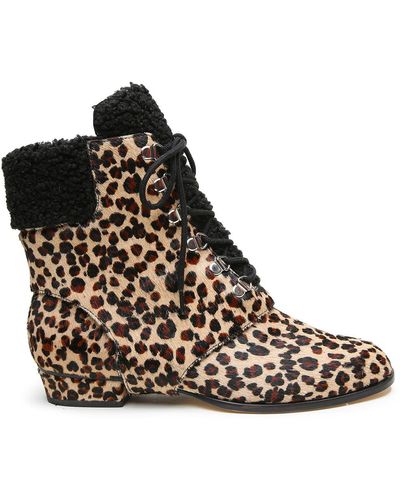 Alterre Neutrals / Transforming Leopard Lace-up Chelsea Boot - Brown