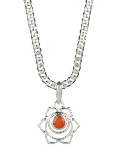 Charlotte's Web Jewellery Sacral Chakra Necklace - Metallic