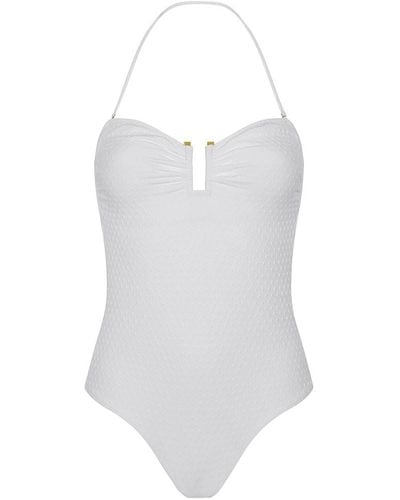 Aguaclara Antibes Strapless One Piece - White