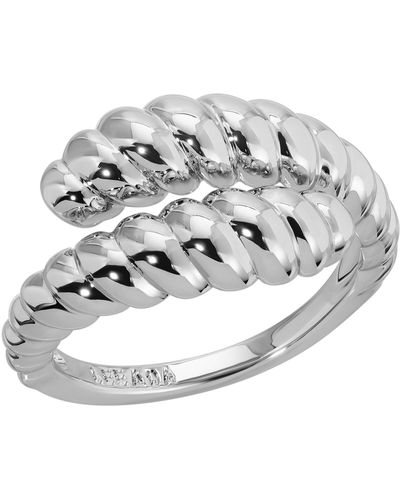 Leeada Jewelry Claire Wrap Ring - Metallic