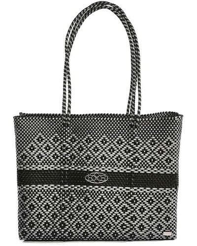 Lolas Bag Travel Tote Bag With Clutch - Black