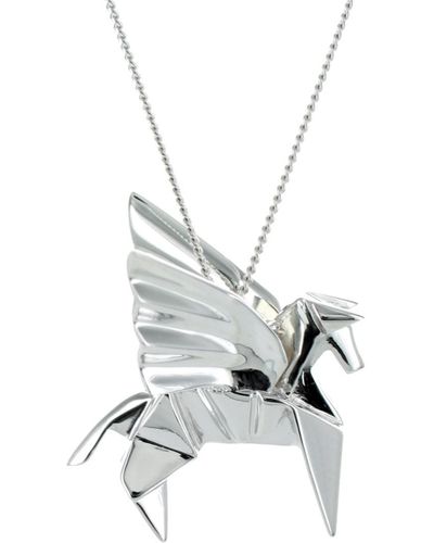 Origami Jewellery Pegazus Necklace - Metallic