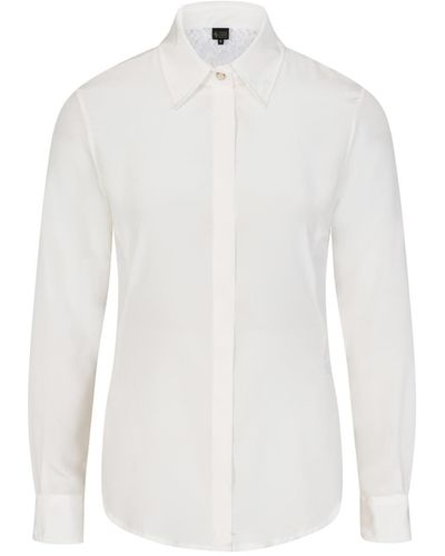 Sophie Cameron Davies Fitted Silk Shirt - White