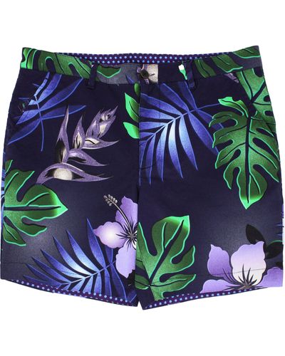 lords of harlech Edward Tropical Explosion Short - Blue