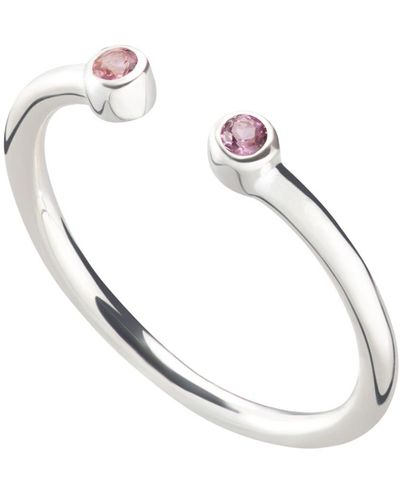 Lily Charmed October Birthstone Open Style Ring - Multicolor