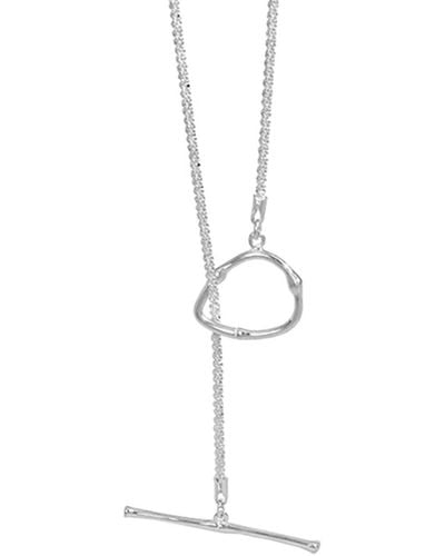 Janus Edinburgh Sterling Babylonia Shimmering Necklace Wrist Wrap - White