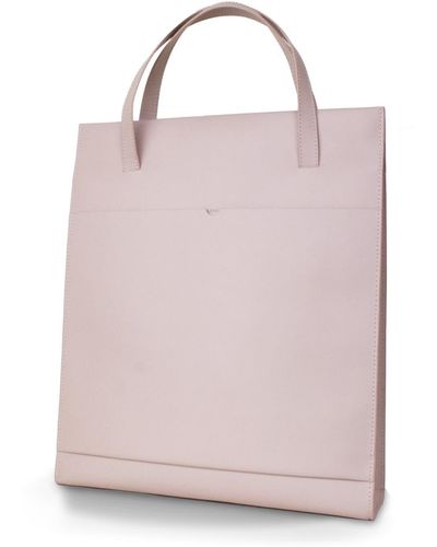 godi. Handmade Adjustable Leather Tote Bag - Pink