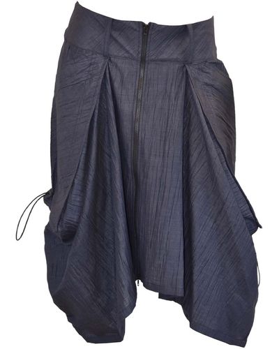 SNIDER Flax Skirt - Blue