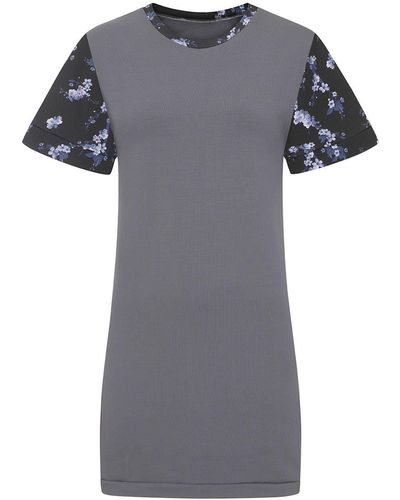 Sophie Cameron Davies Charcoal Cotton T-shirt Dress - Gray