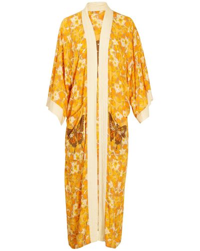Henelle Neutrals / Laurel Canyon Kimono - Yellow